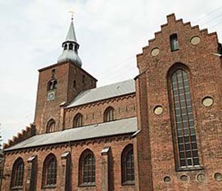 Saint Martins Church in Randers Denmark